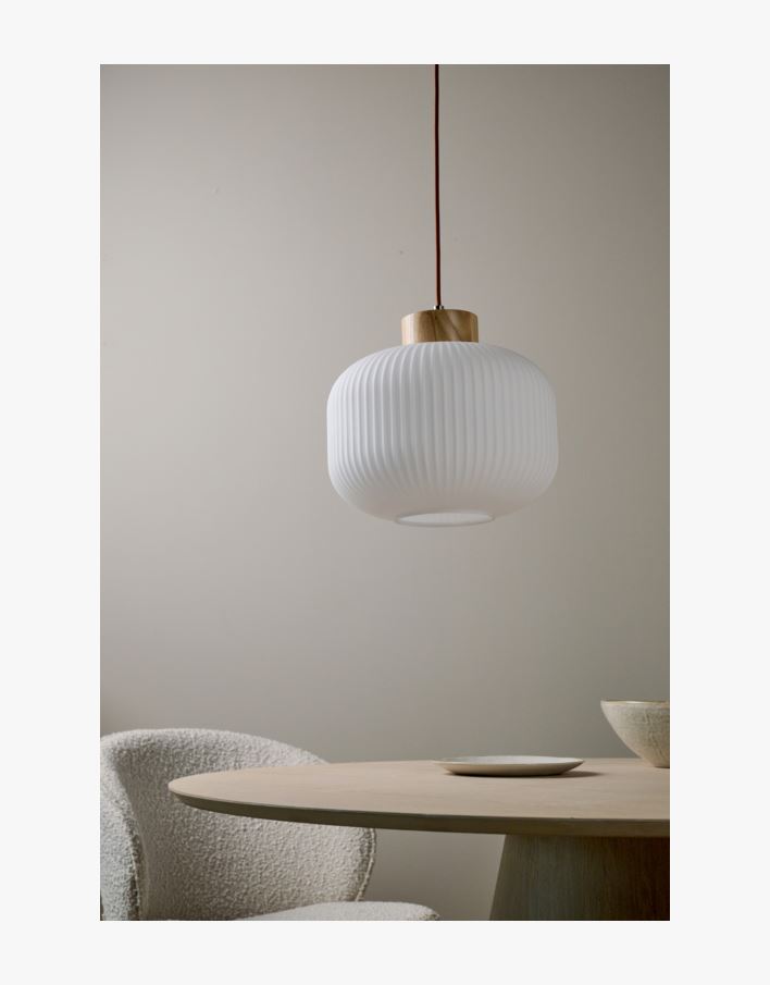 Taklampe natur - 25 cm ø30 natur - 1