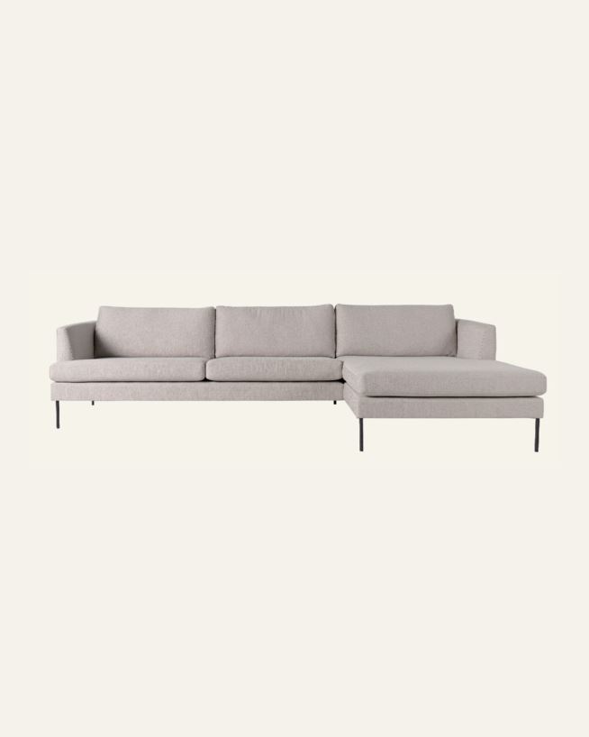 Sofa sjeselong høyre beige - 300x156x80 cm beige - 1