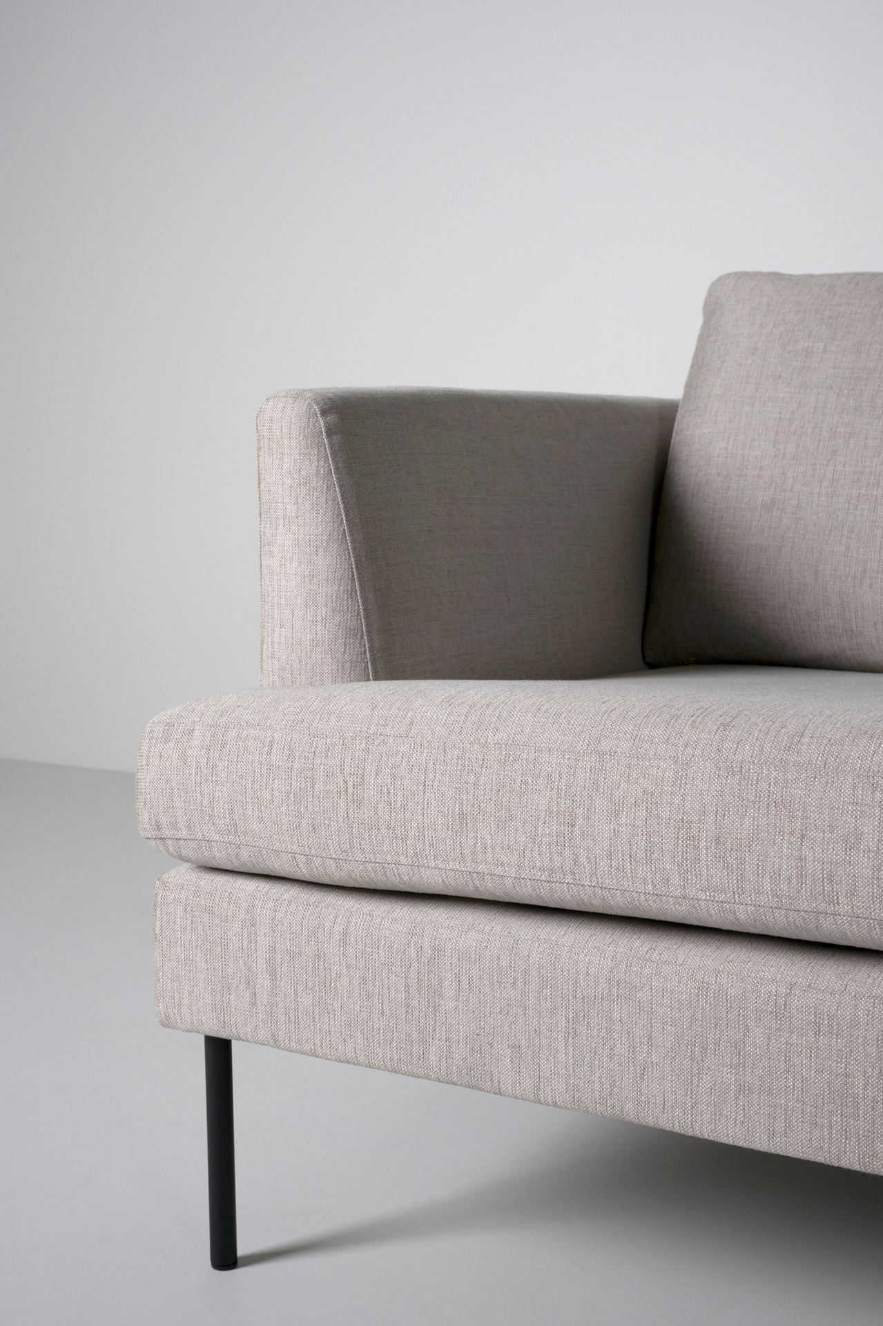 Sofa åpen ende høyre beige - 2