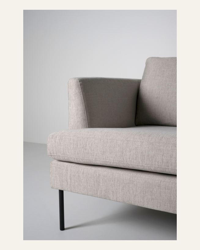 Sofa åpen ende høyre beige - 269x220x80 cm beige - 1