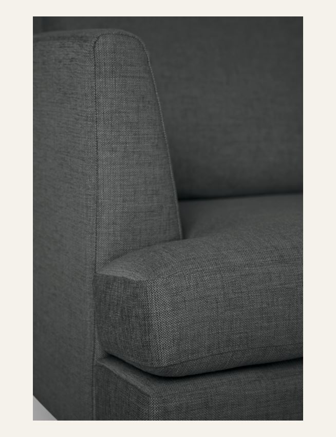 Sofa åpen ende høyre grå - 3