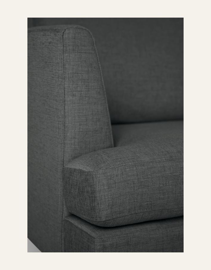 Setetrekkpakke åpen ende venstre grå - 4