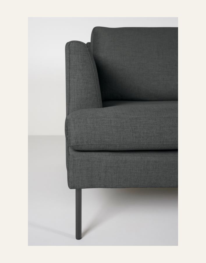 Setetrekkpakke åpen ende venstre grå - 3