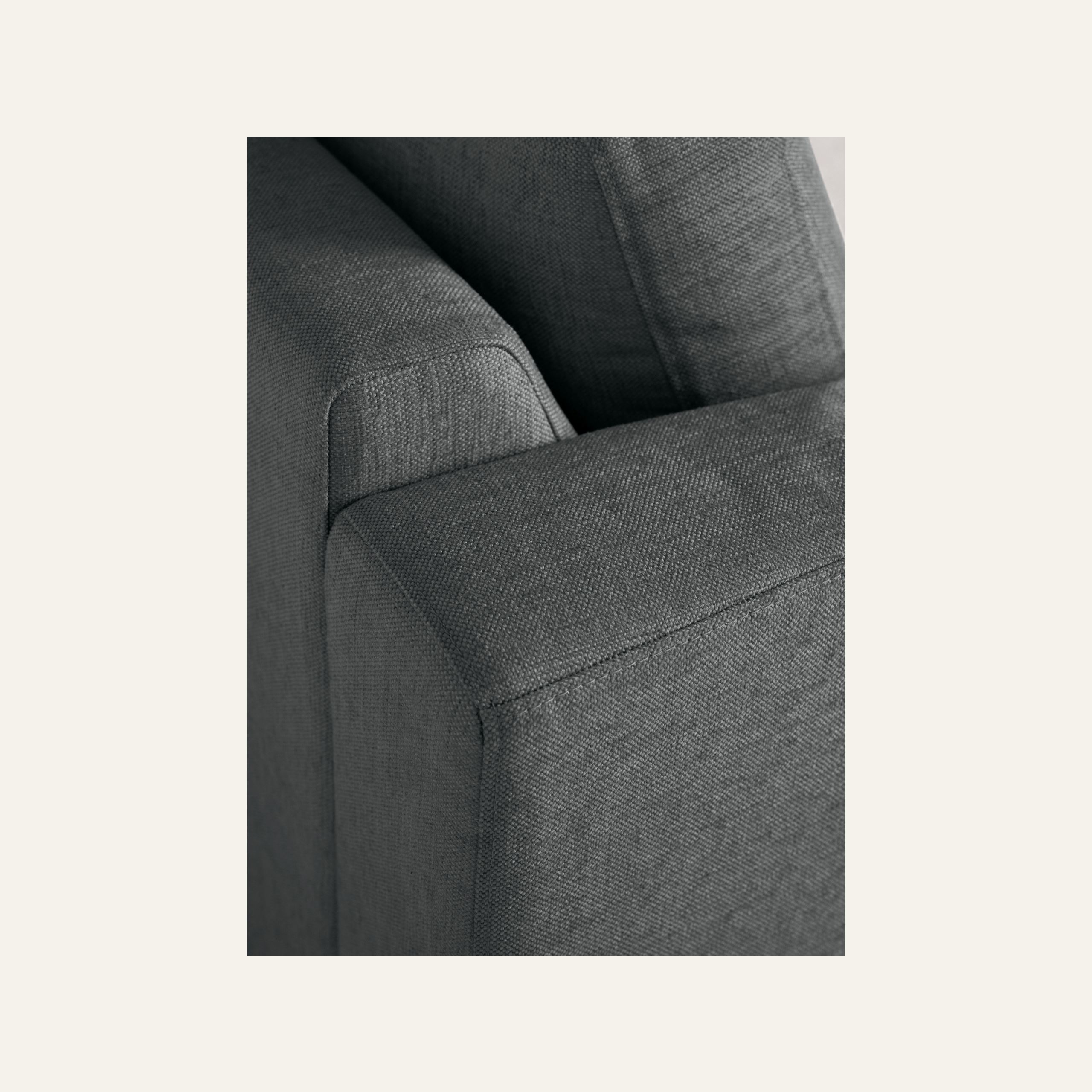 Sofa åpen ende høyre grå - 6