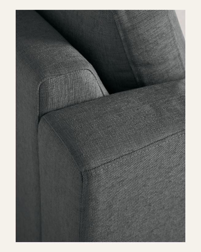 Sofa sjeselong høyre grå - 300x156x80 cm grå - 1