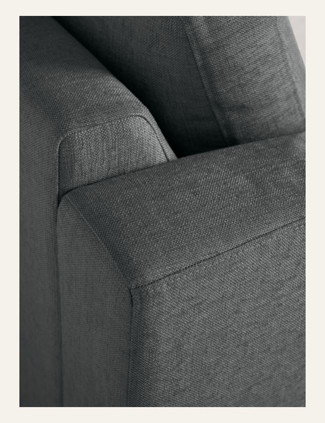 Sofa åpen ende høyre grå - 6