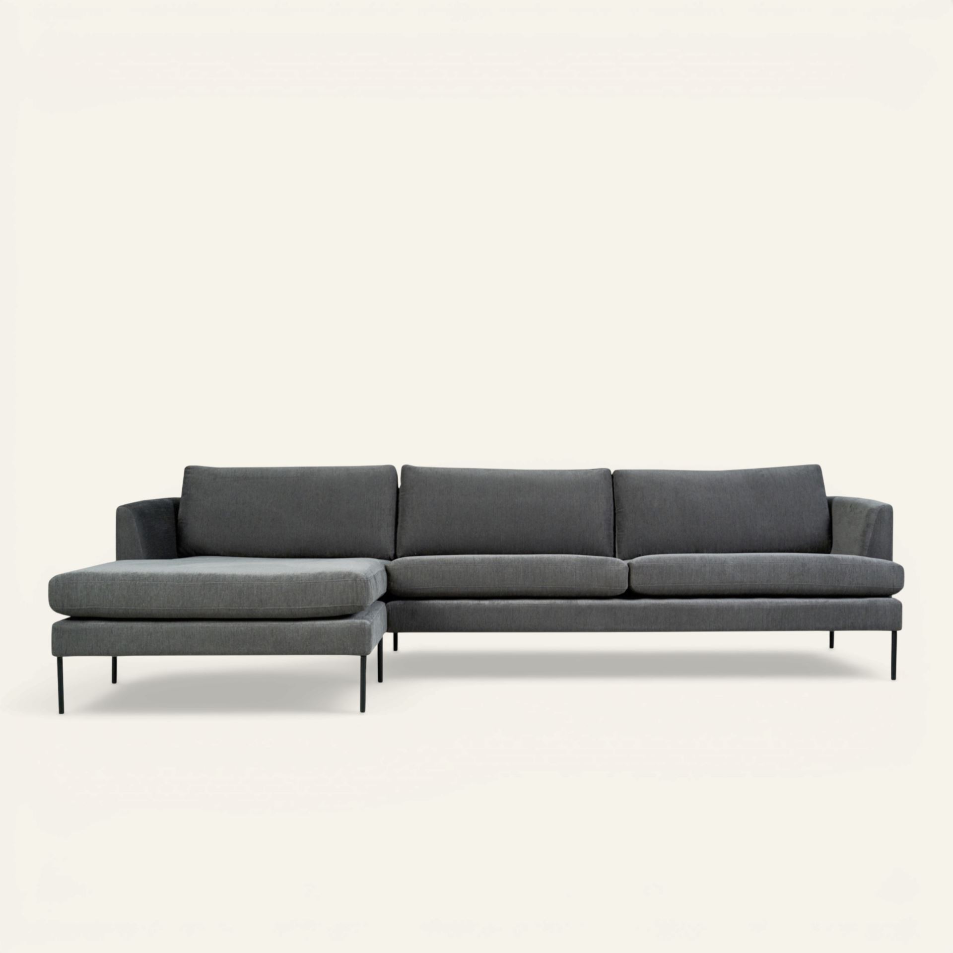 Sofa sjeselong venstre grå - 300x156x80 cm grå - 1