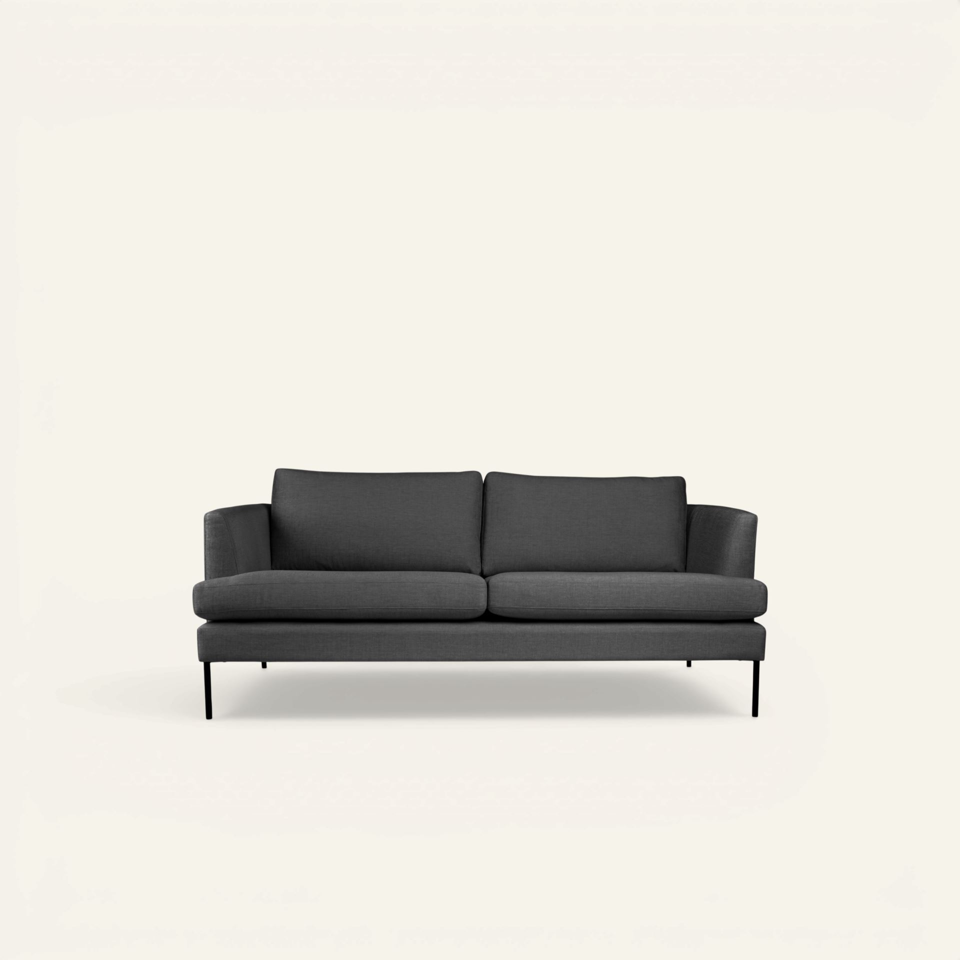 3 seter sofa grå - 189x94x80 cm grå - 1