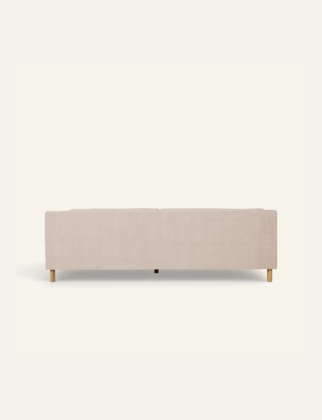 3 seter sofa lys beige - 4