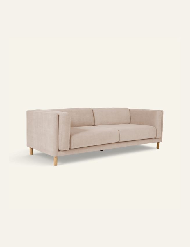 3 seter sofa lys beige - 5