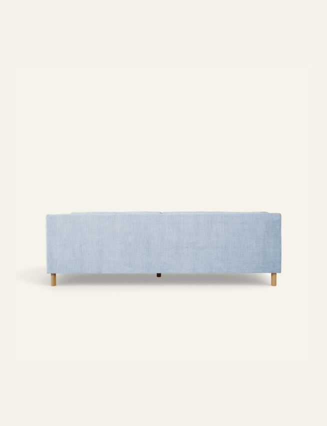 3 seter sofa gråblå - 3