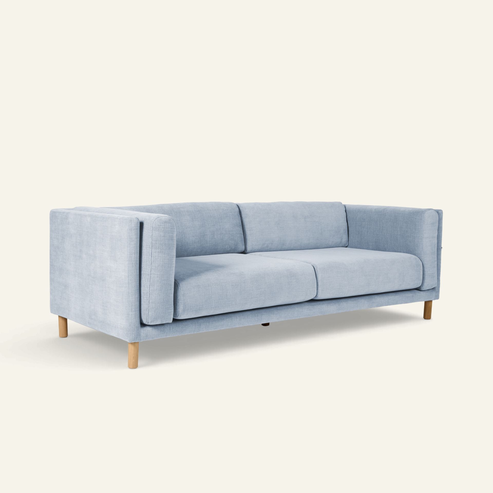 3 seter sofa gråblå - 4