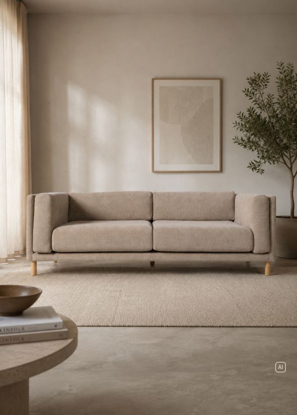 3 seter sofa taupe - 2