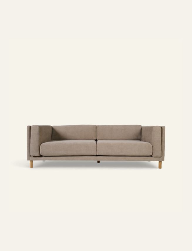 3 seter sofa taupe - 3
