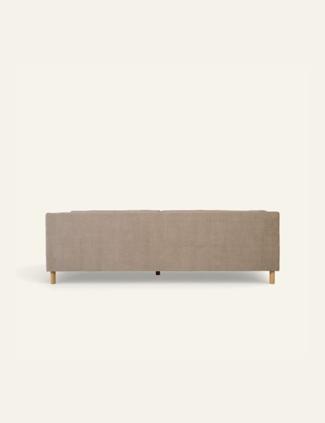 3 seter sofa taupe - 4