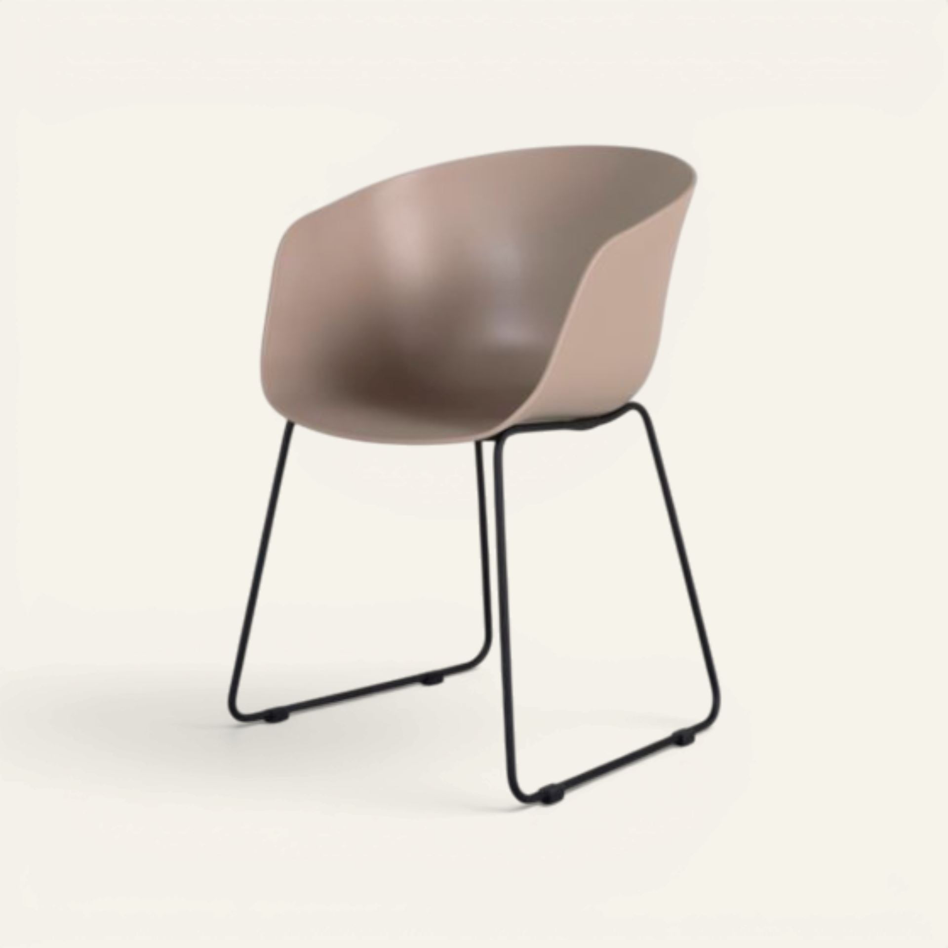 Spisestuestol beige - 55x52x79 cm beige - 1