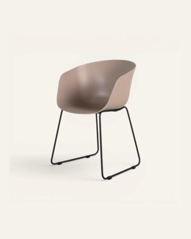 Spisestuestol beige - 55x52x79 cm beige - 1