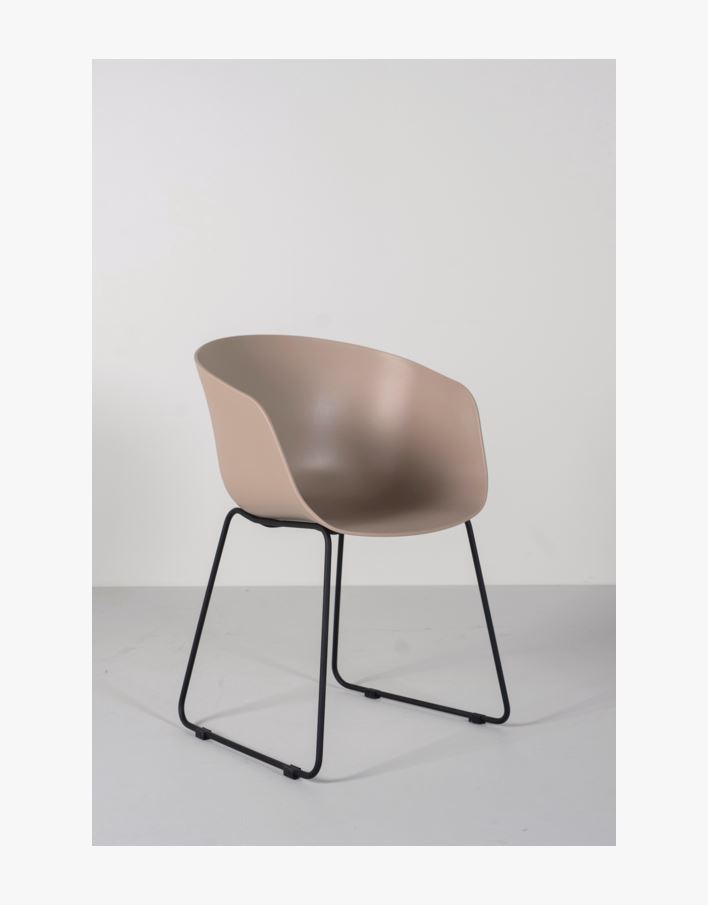 Spisestuestol beige - 55x52x79 cm beige - 1