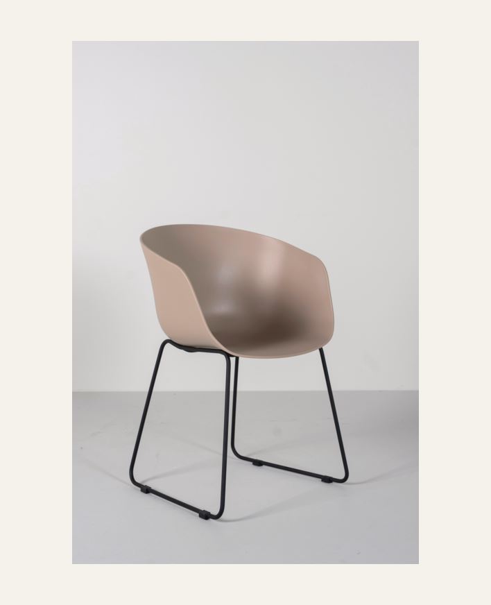 Spisestuestol beige - 55x52x79 cm beige - 1