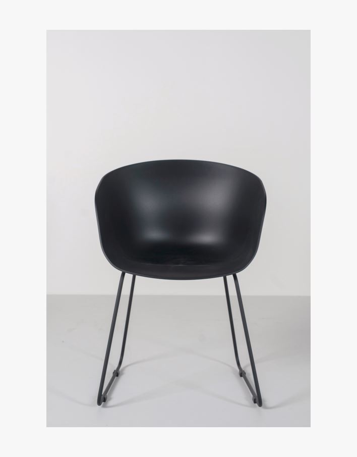 Spisestuestol svart - 55x52x79 cm svart - 1