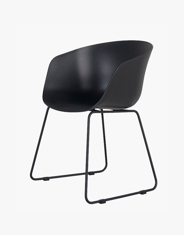 Spisestuestol svart - 55x52x79 cm svart - 1