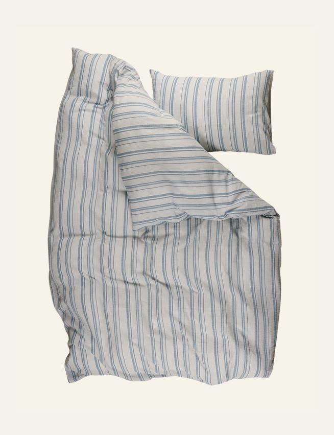 Krepp sengesett blå - 3