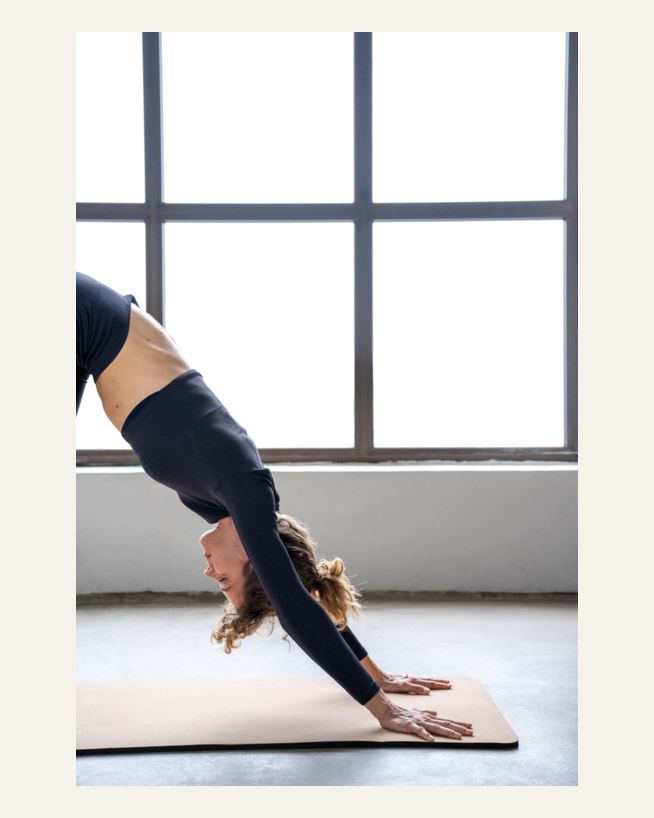 Treningsmatte natur - 61x183 cm natur - 1