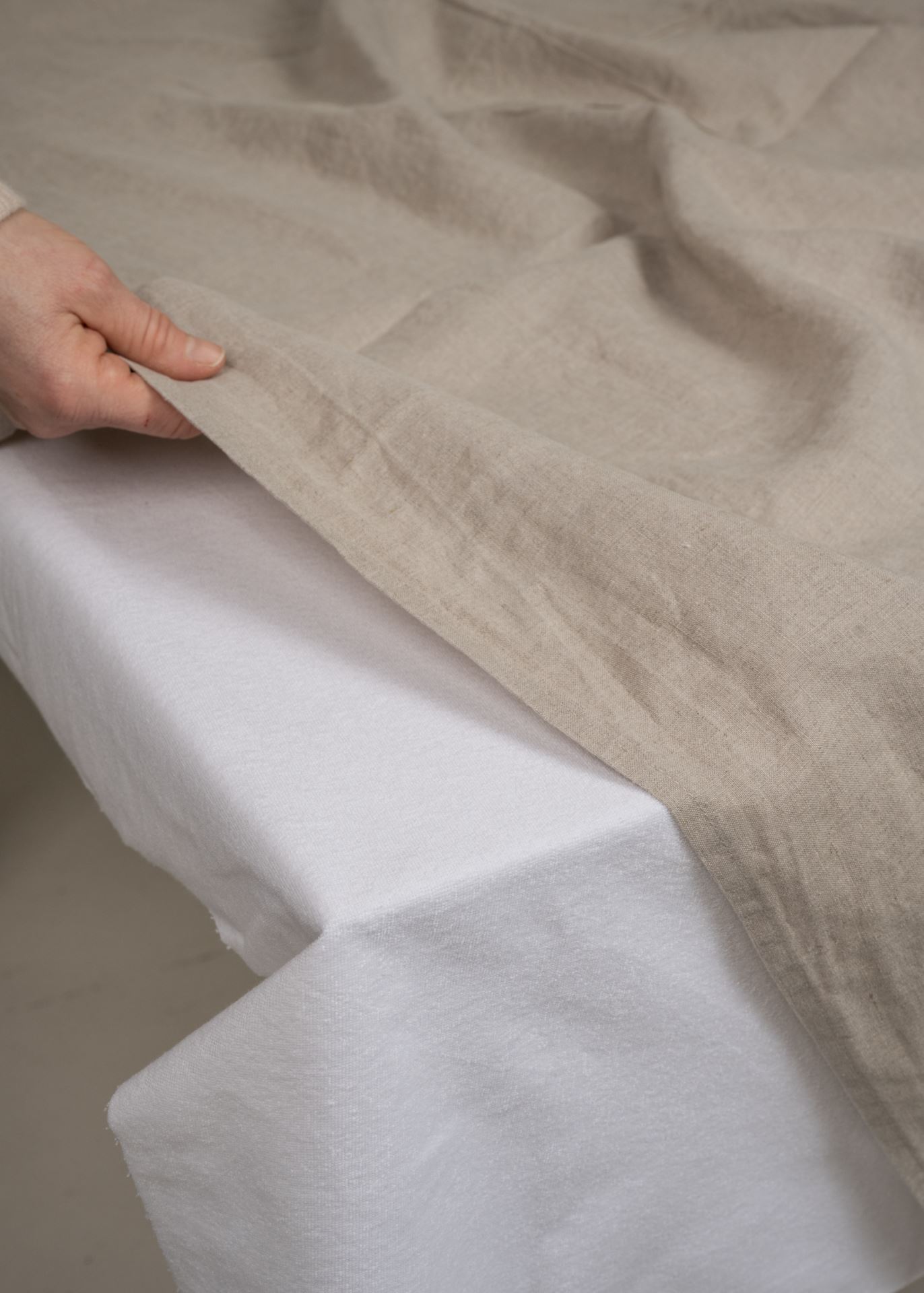 Bordbeskytter hvit - 140x300 cm hvit - 1