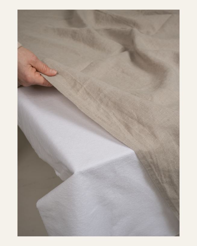 Bordbeskytter hvit - 140x300 cm hvit - 1