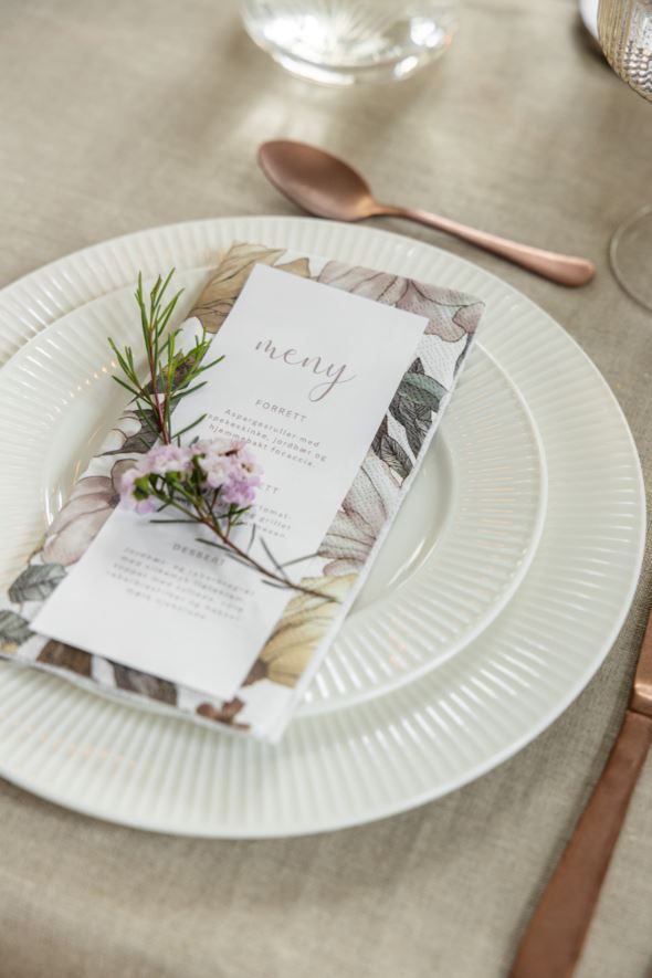 Frokosttallerken hvit - 3