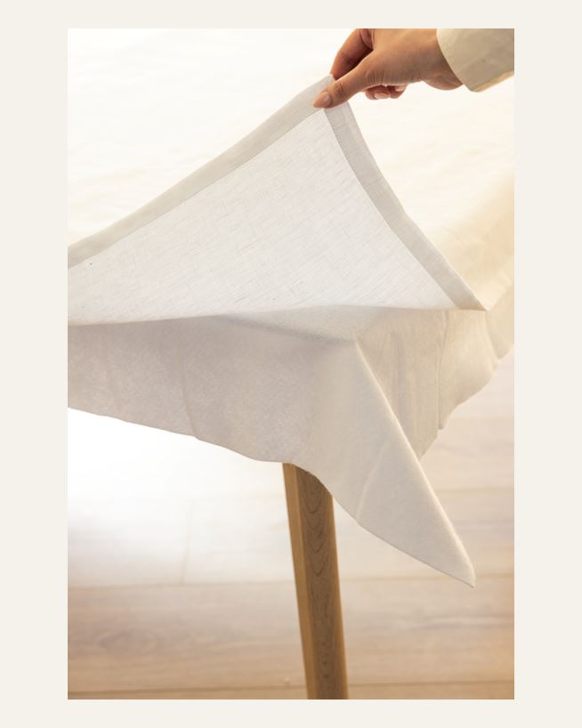 Bordbeskytter hvit - 130x330 cm hvit - 1