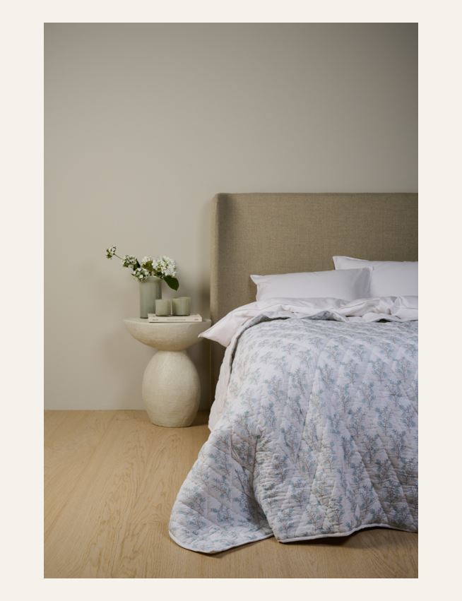 Sengeteppe lys blå - 3