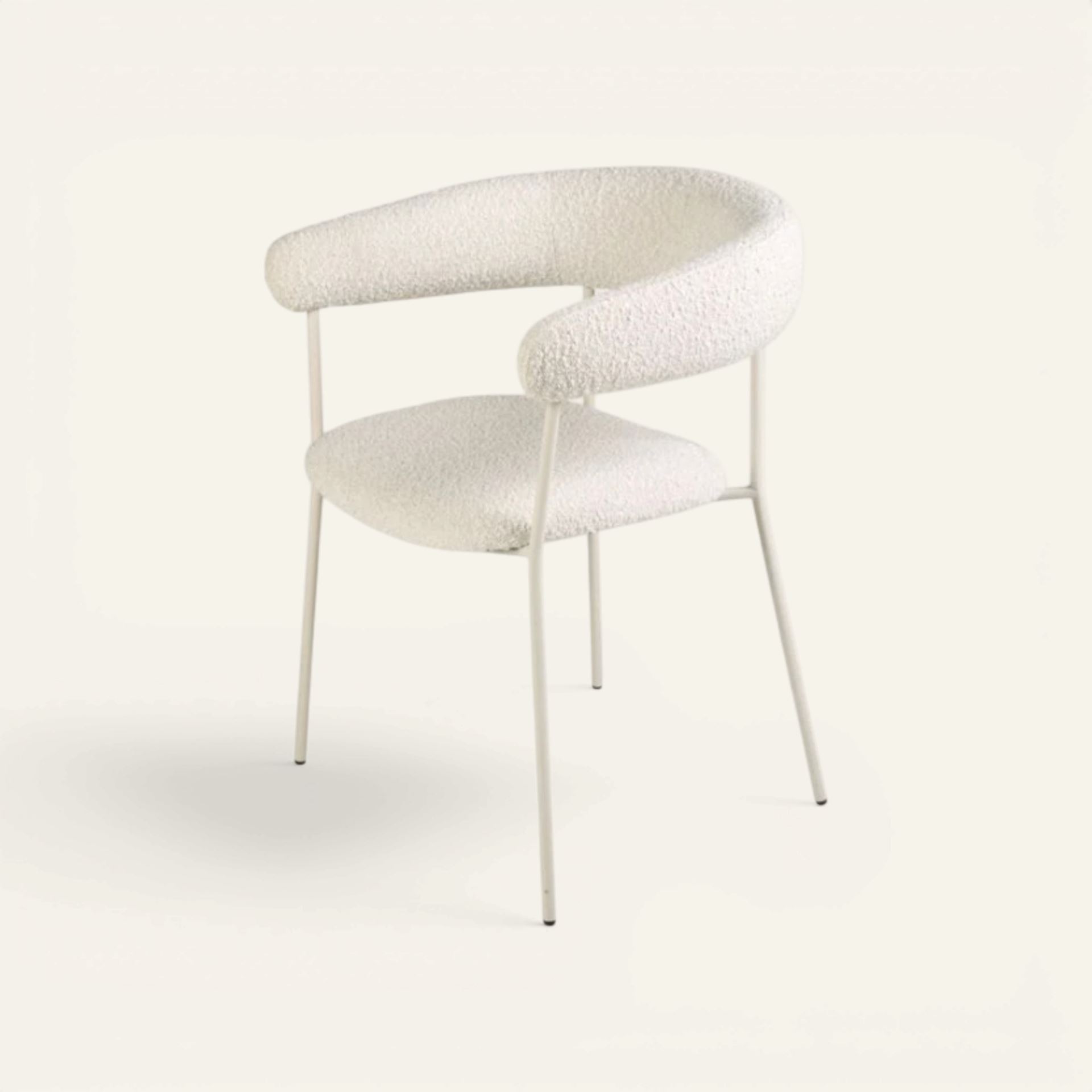 Spisestuestol offwhite - 58x62x80 cm offwhite - 1