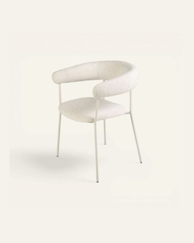 Spisestuestol offwhite - 58x62x80 cm offwhite - 1