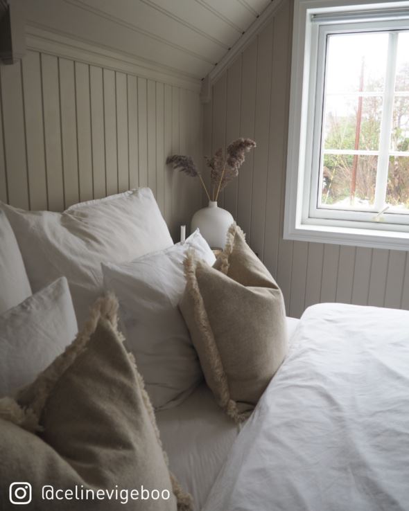 Bomull sengesett hvit - 8