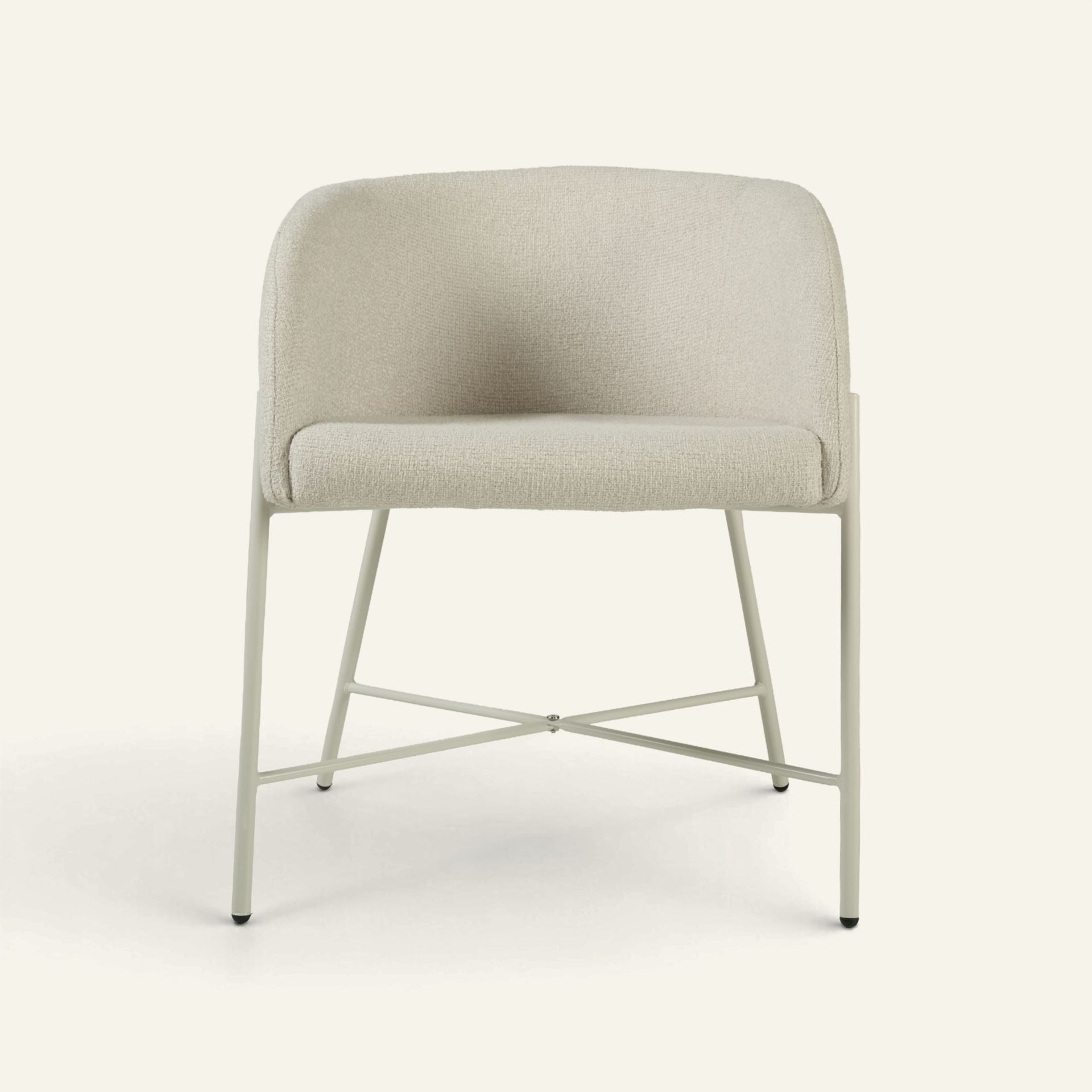 Spisestuestol lys beige - 3