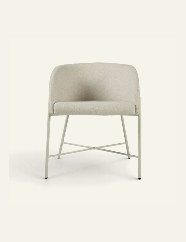 Spisestuestol lys beige - 3