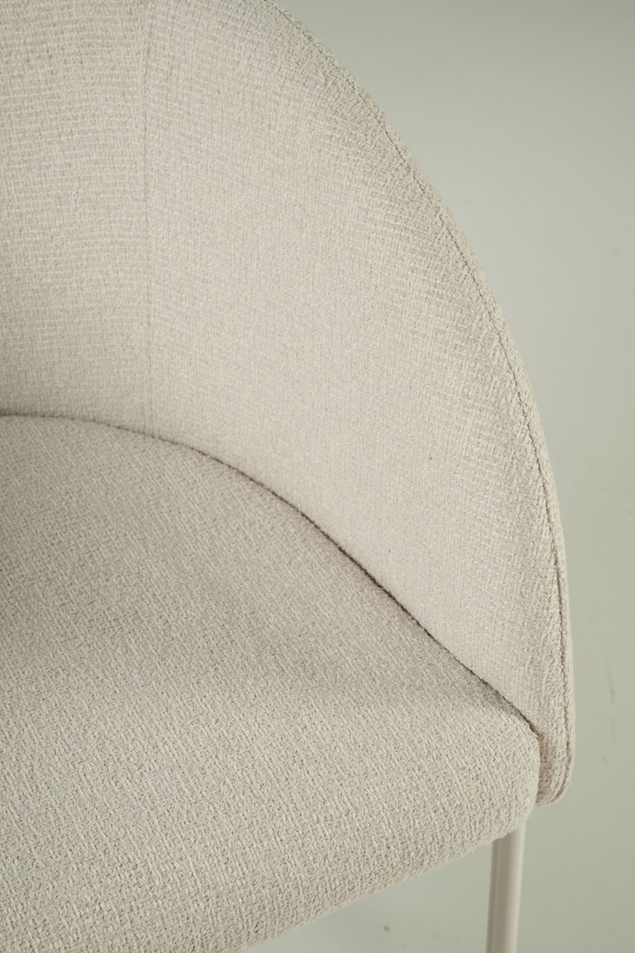 Spisestuestol lys beige - 5