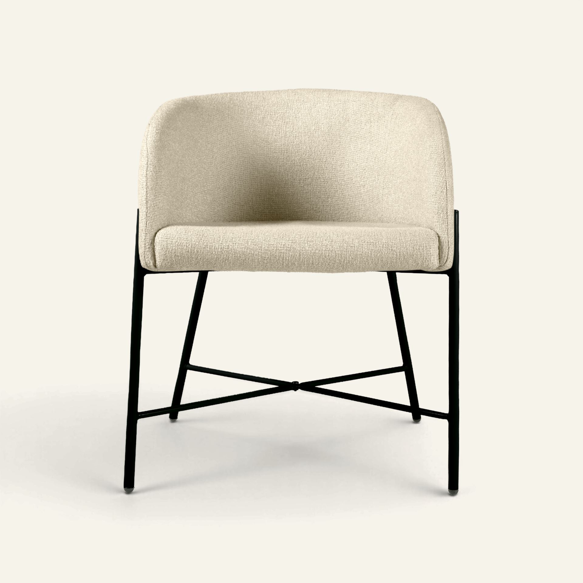 Spisestuestol beige - 56x59x74,5 cm beige - 1