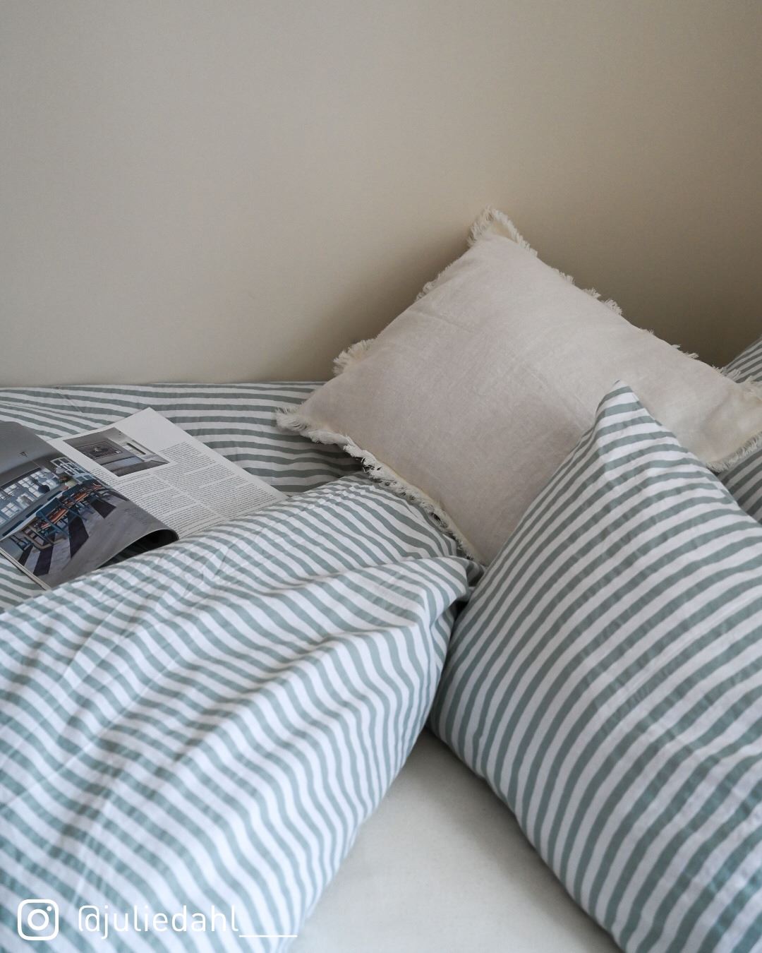 Bomull sengesett blå - 3