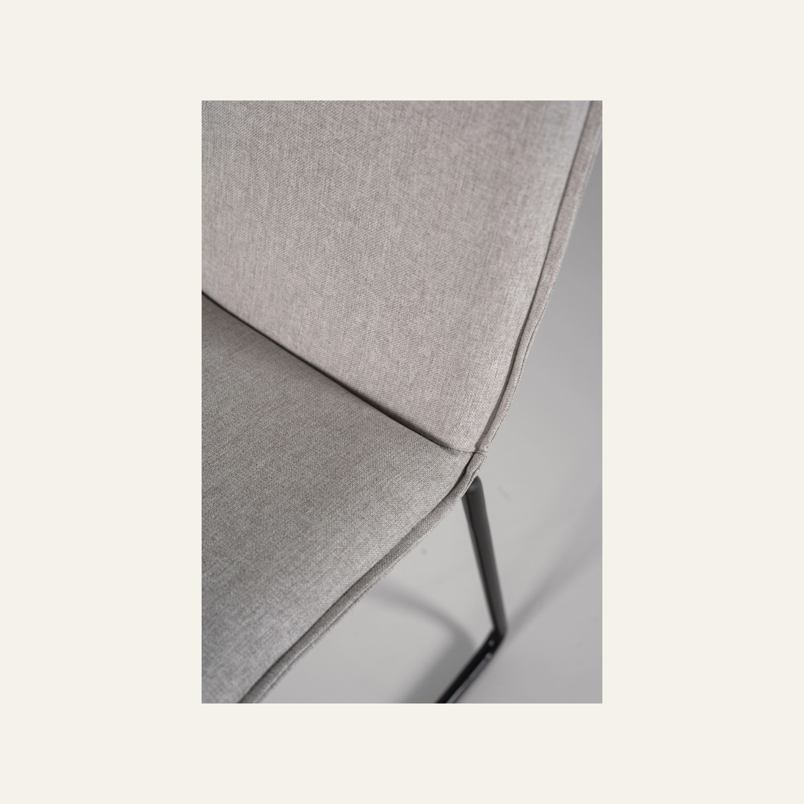 Spisestuestol lys beige - 4