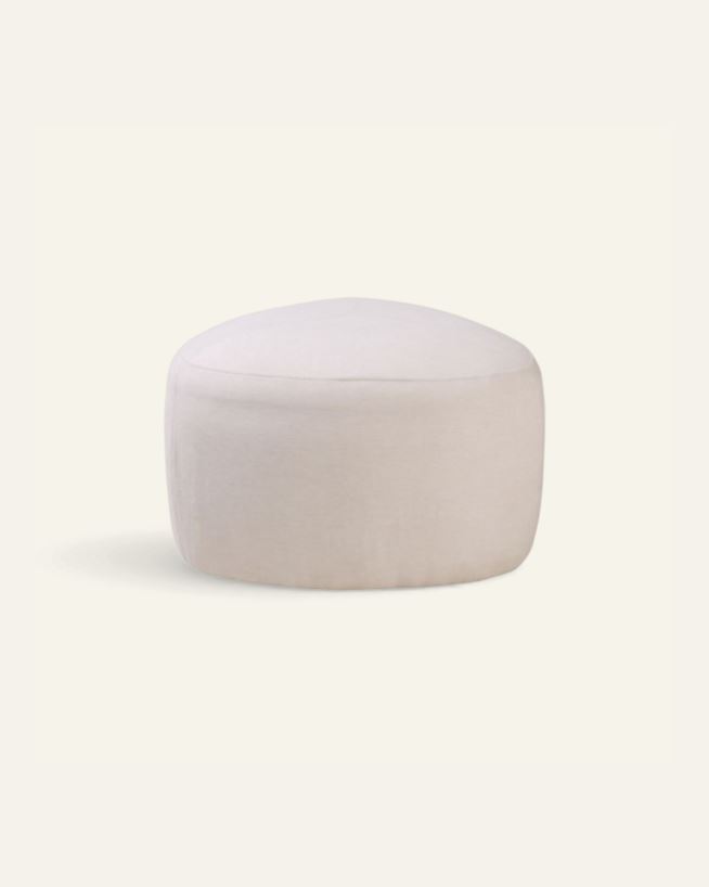 Puff krem - 65x65x38 cm krem - 1