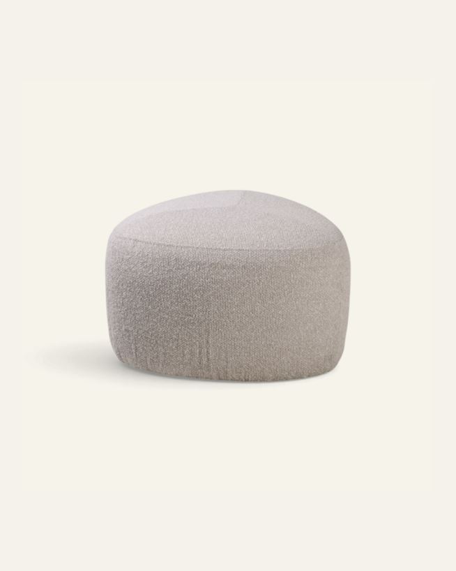 Puff multi beige - 65x65x38 cm multi beige - 1