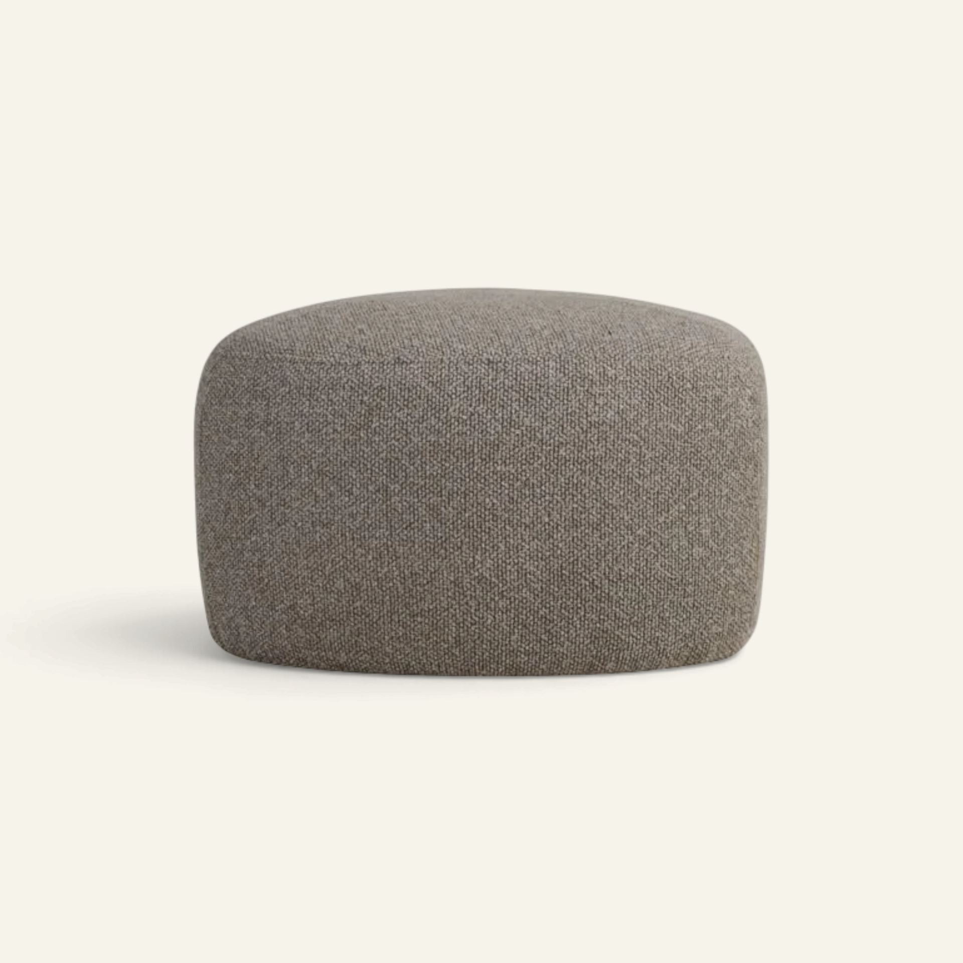 Puff multi brun - 65x65x38 cm multi brun - 1