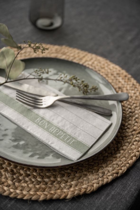 Kjøkkenservietter lys grønn - 2