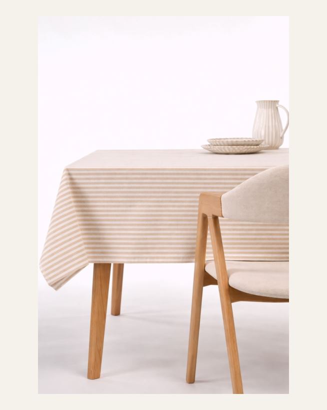 Voksduk beige - 140x250 cm beige - 1