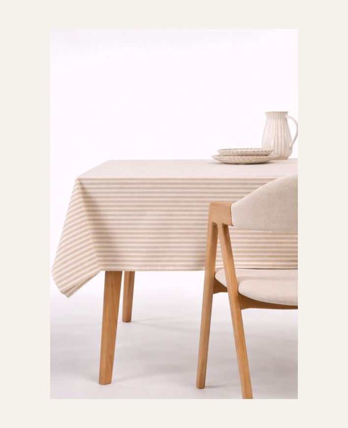 Voksduk beige - 140x250 cm beige - 1