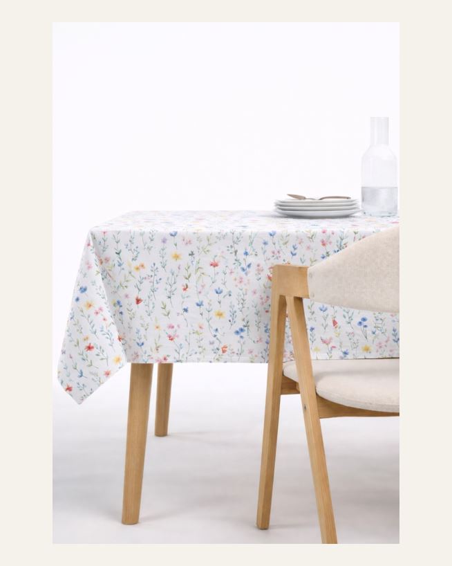 Voksduk multi - ø145cm multi - 1