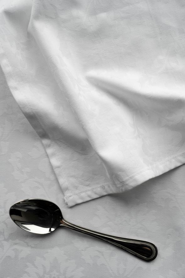 2pk tøyserviett hvit - 3