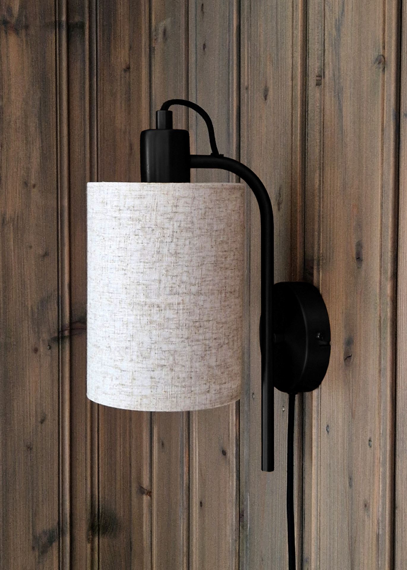 Vegglampe svart - 2